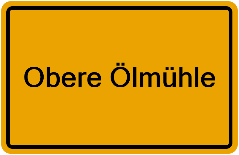 Handelsregisterauszug Obere Ölmühle